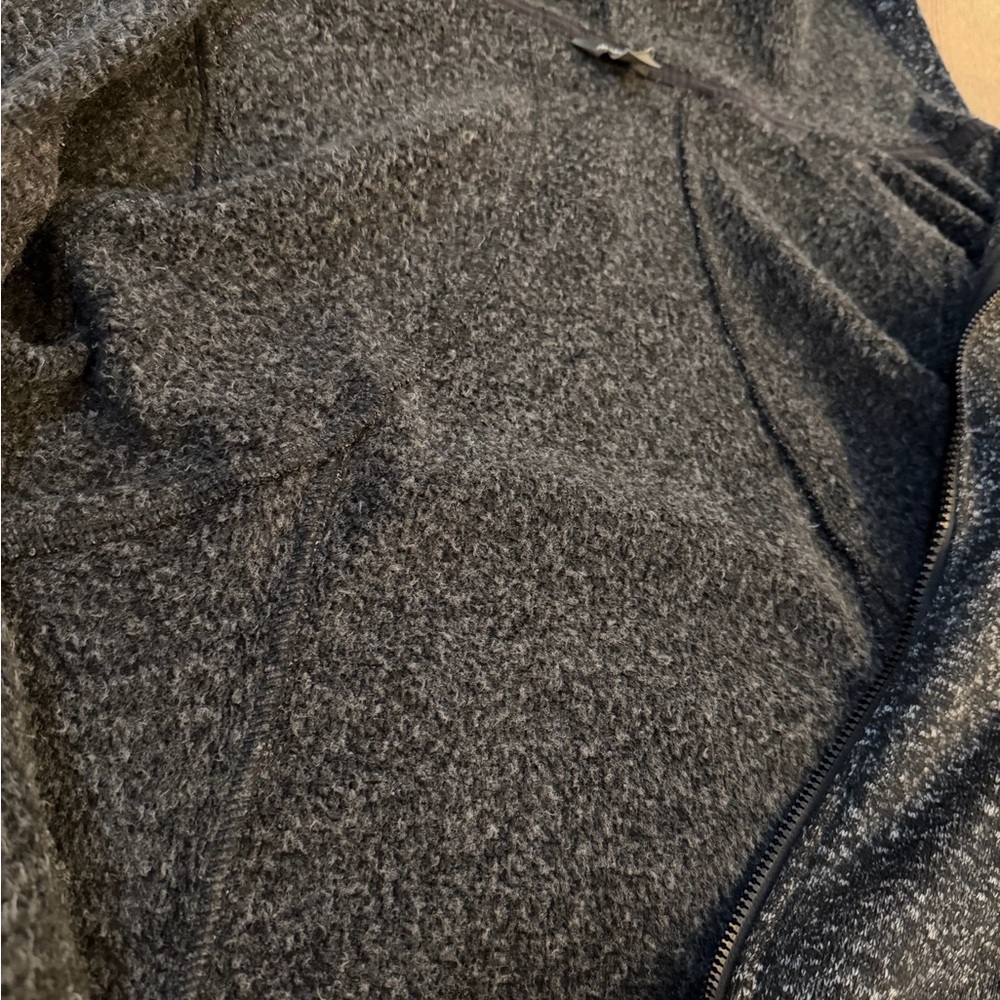 Eddie Bauer Black and Gray Zip-Up Sweater XL - Picture 6 of 8